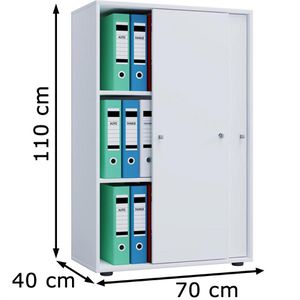 Produktbild für Schiebetürenschrank VCM Lona XL, Holz