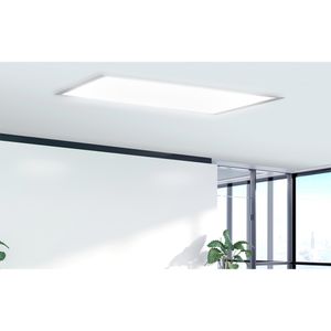 Produktbild für LED-Panel Blulaxa Einlegeleuchte, silber, 120 x 30 cm