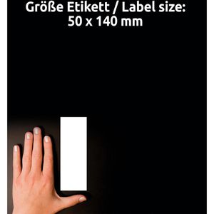 Produktbild für Magnetschilder Zweckform J8875-5, weiß