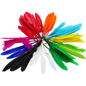 Produktbild für Federn Folia 55119 Bastel-Federn Mix-Bunt