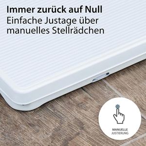 Produktbild für Personenwaage ADE Nina, BM707, weiß