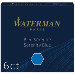 Füllerpatronen Waterman International, floridablau