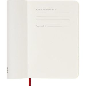 Produktbild für Taschenkalender Moleskine 927962, rot, Pocket, Jahr 2027
