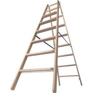 Produktbild für Stehleiter Krause Stabilo, 818355, beidseitig begehbar