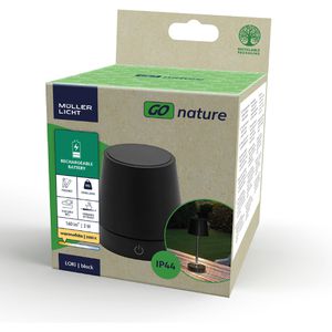 Produktbild für Tischlampe Müller-Licht Loki, schwarz, LED, warmweiß