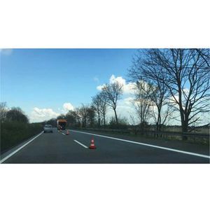 Produktbild für Leitkegel Schake 3L530TL, rot/weiß, Höhe 50cm