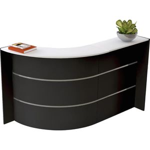 Empfangstheke Kerkmann Bari 3575, anthrazit / weiß