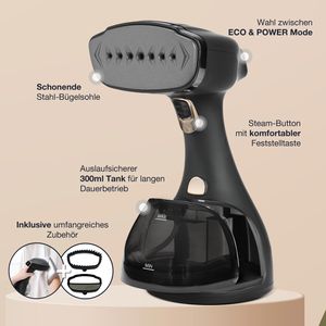 Produktbild für Dampfglätter LEBENLANG Steamer LBD528S