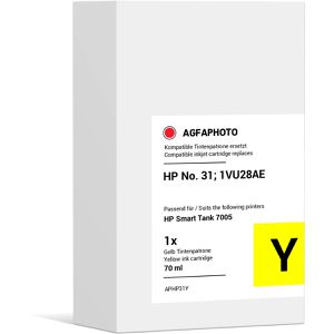 Produktbild für Tinte AgfaPhoto für HP 31, 1VU28AE, gelb