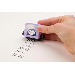 Produktbild für Motivstempel Trodat Little Dots Rechenrally, aus Kunststoff