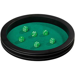 Würfelbrett Philos 3204, Kunstleder, Ø 40cm