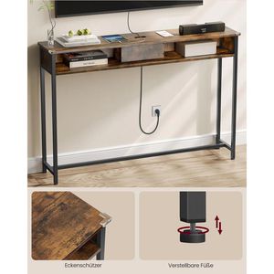 Produktbild für Konsolentisch Vasagle LNT111K01, vintage braun
