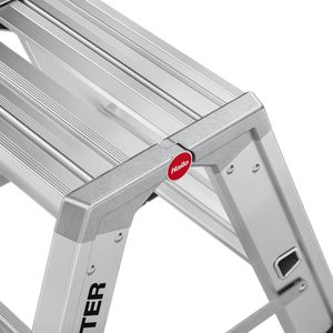 Produktbild für Klapptritt Hailo Master D80, 10000-110, eloxiertes Aluminium