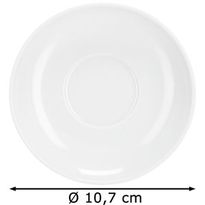 Produktbild für Untertasse Van-Well Gusto, weiß