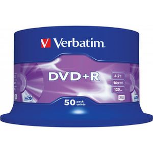 Produktbild für DVD-Rohlinge Verbatim 43550, DVD+R
