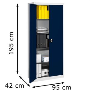 Produktbild für Aktenschrank Mauser entero BF4, aus Metall