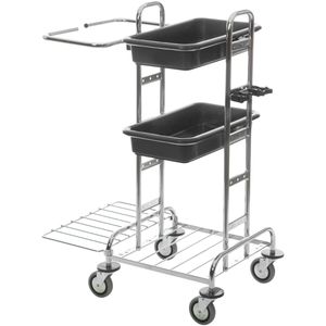 Floorstar GW1BX Premium Gerätewagen 1 BRIX - Reinigungswagen robust Floorstar GW1BX Premium Gerätewagen 1 BRIX - Reinigungswagen robust