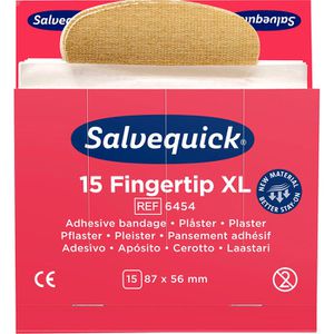 Pflaster Salvequick Fingertip XL, 15 Strips