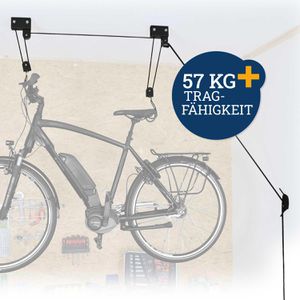 Produktbild für Fahrrad-Wandhalterung Filmer Fahrradlift E-Bike
