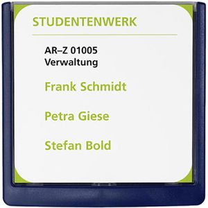 Produktbild für Türschild Durable 4862-07, Click Sign, blau