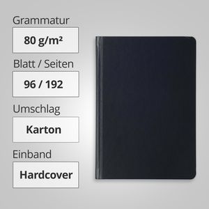 Produktbild für Notizbuch Geiger Easy-Book Basic, Karton Hardcover