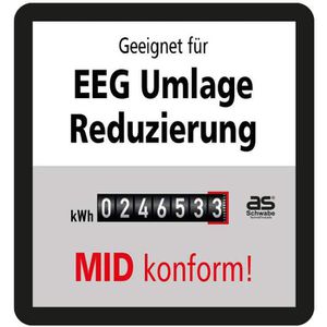 Produktbild für Stromzähler as-Schwabe Mixo 400V 16A, MID geeicht