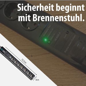 Produktbild für Steckdosenleiste Brennenstuhl Primera-Tec 2m Kabel