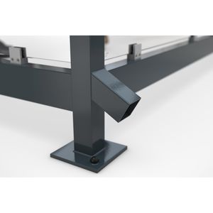 Produktbild für Personenunterstand WSM Köln K3 b/b BS, anthrazit, aus Metall