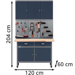 Produktbild für Werkbank Küpper blau