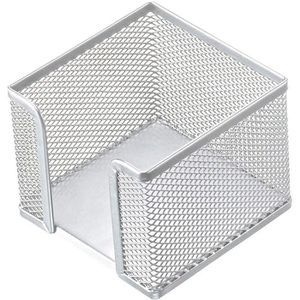 Zettelbox Helit H2518400 the cube network, silber