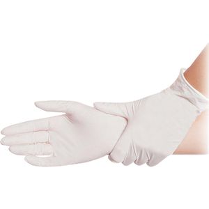 Produktbild für Einmalhandschuhe Franz-Mensch Safe Premium, weiß, 100 Stück