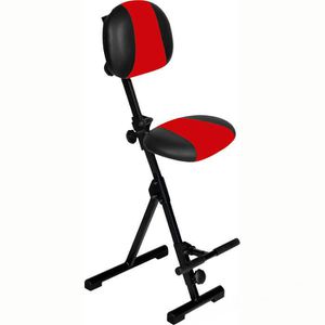 meychair Stehhilfe Futura, AF-SR-KL-AH, rot, höhenverstellbar, klappbar, Lehne, Aufstiegshilfe