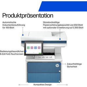 Produktbild für Multifunktionsgerät HP LaserJet Enterprise MFP 5602dn