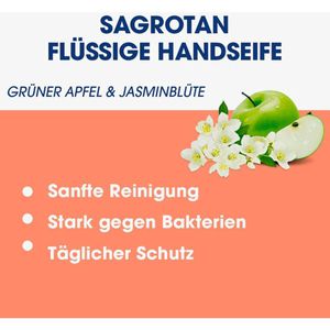 Produktbild für Seife Sagrotan Hygiene Seife, Apfel &amp; Jasmin