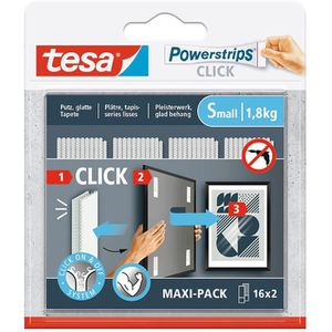 Klettband Tesa Powerstrips Click Small 77720-00020