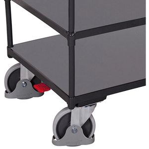 Produktbild für Tischwagen VARIOfit sw-600.512/AG, Metall &amp; Holz