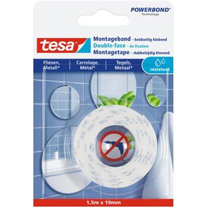 Montageband Tesa Powerbond Fliese&Metall 1,5mx19mm
