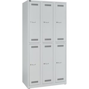Produktbild für Spind Bisley-Light GL09T2-245, lichtgrau