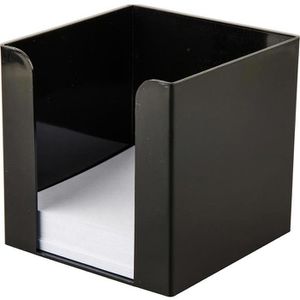Produktbild für Zettelbox Herlitz 1600360, schwarz, 9,5 x 9,5 cm