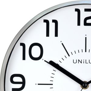 Produktbild für Wanduhr Unilux Pop, Kunststoff, analog, Quarzuhr