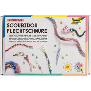 Bastelset Folia 73019 Flechtschnüre Scoubidou