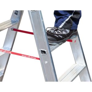 Produktbild für Stehleiter Euroline Nr. 30577, 3057708, beidseitig begehbar