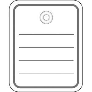 Hängeetiketten Herma 6842, 48 x 65 mm