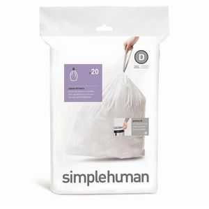 Müllbeutel Simplehuman CW0163, Typ D, 20 Liter