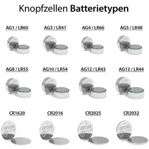 Produktbild für Knopfzelle Arcas Sortiment 24-teilig