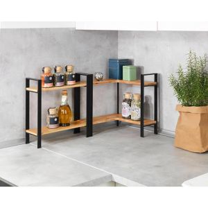 Produktbild für Küchenregal Wenko Lou 53028100, braun
