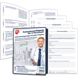 Produktbild für Patientenverfügung RNK 2896, für 2 Personen