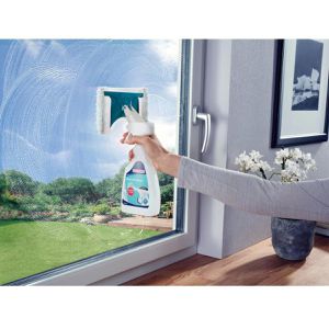 Produktbild für Glasreiniger Leifheit Sprühwischer gebrauchsfertig