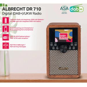 Produktbild für Radio Albrecht DR 710 DAB+