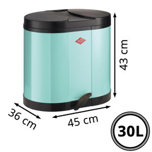 Produktbild für Mülleimer Wesco Öko-Sammler 170, mint